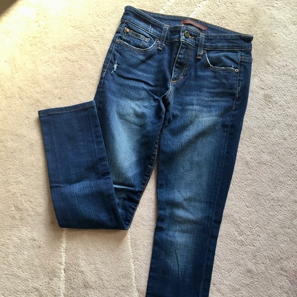 Joe’s Jeans, Straight-Leg Margaux Vintage Reserve Style, Blue, Size 24